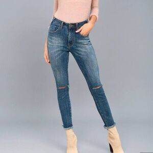One Teaspoon High Waisted Freebird II Premium Luxury Jeans. Size 30.